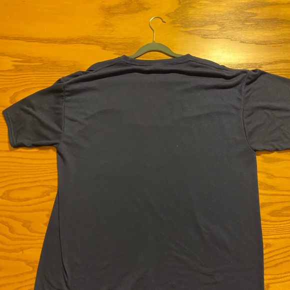 Clarke university dark blue t shirt.  Very soft cotton - Picture 3 of 3